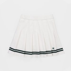 Ribbon Pleated Skirt