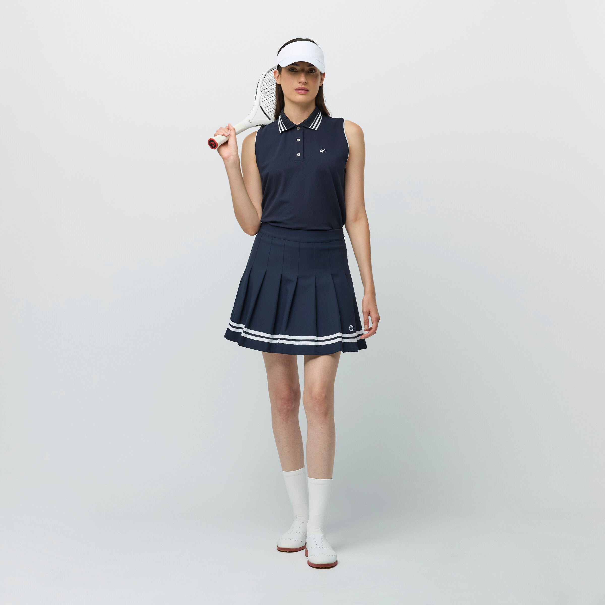 Ribbon Pleated Skirt - Image 13