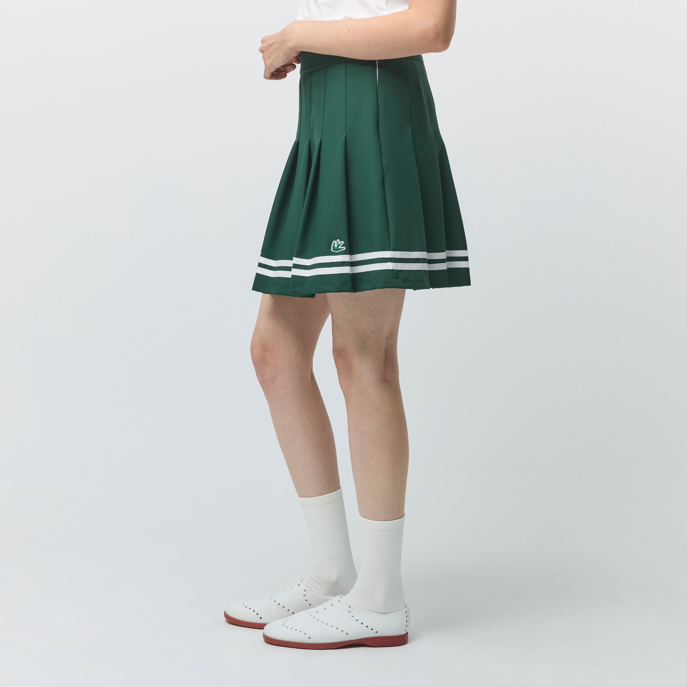 Ribbon Pleated Skirt - Image 36