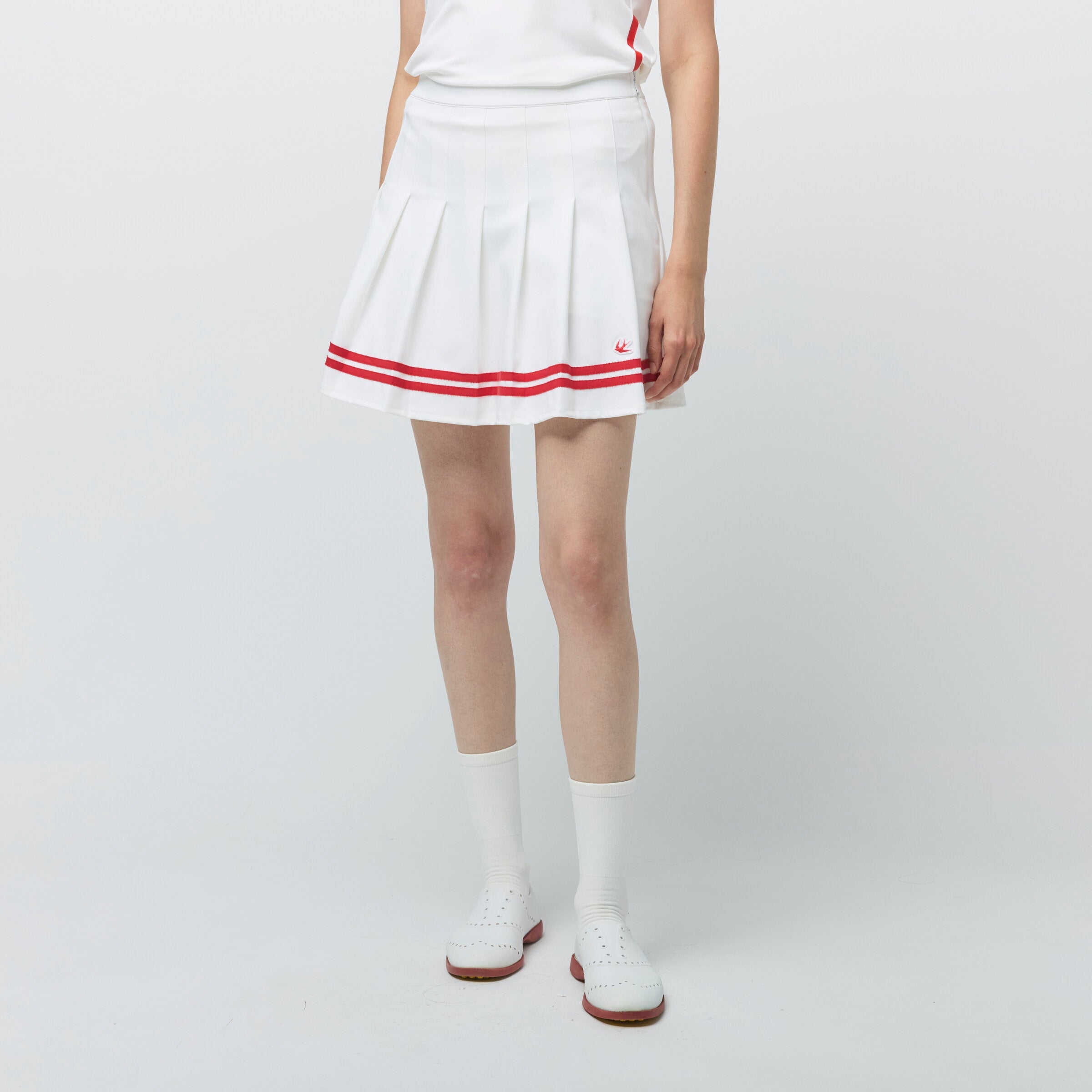 Ribbon Pleated Skirt - Image 16