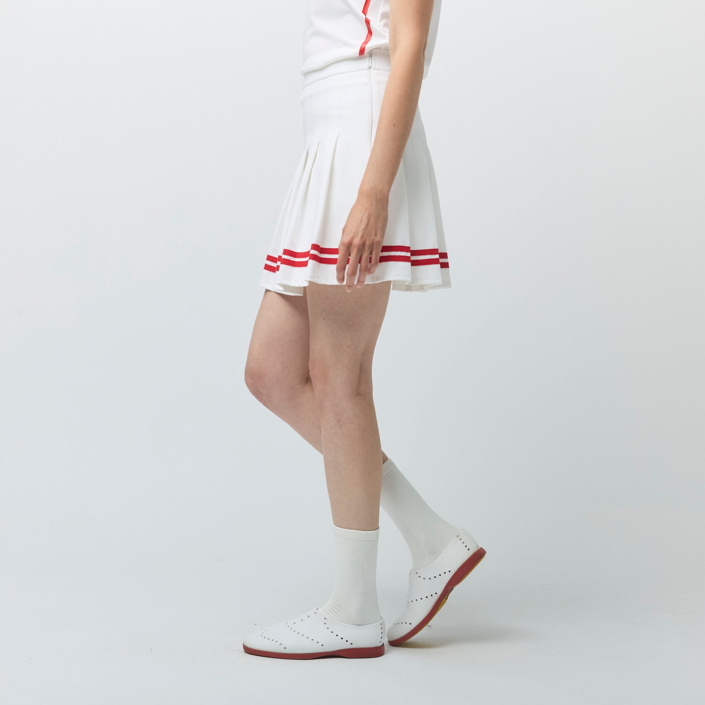 Ribbon Pleated Skirt - Image 17