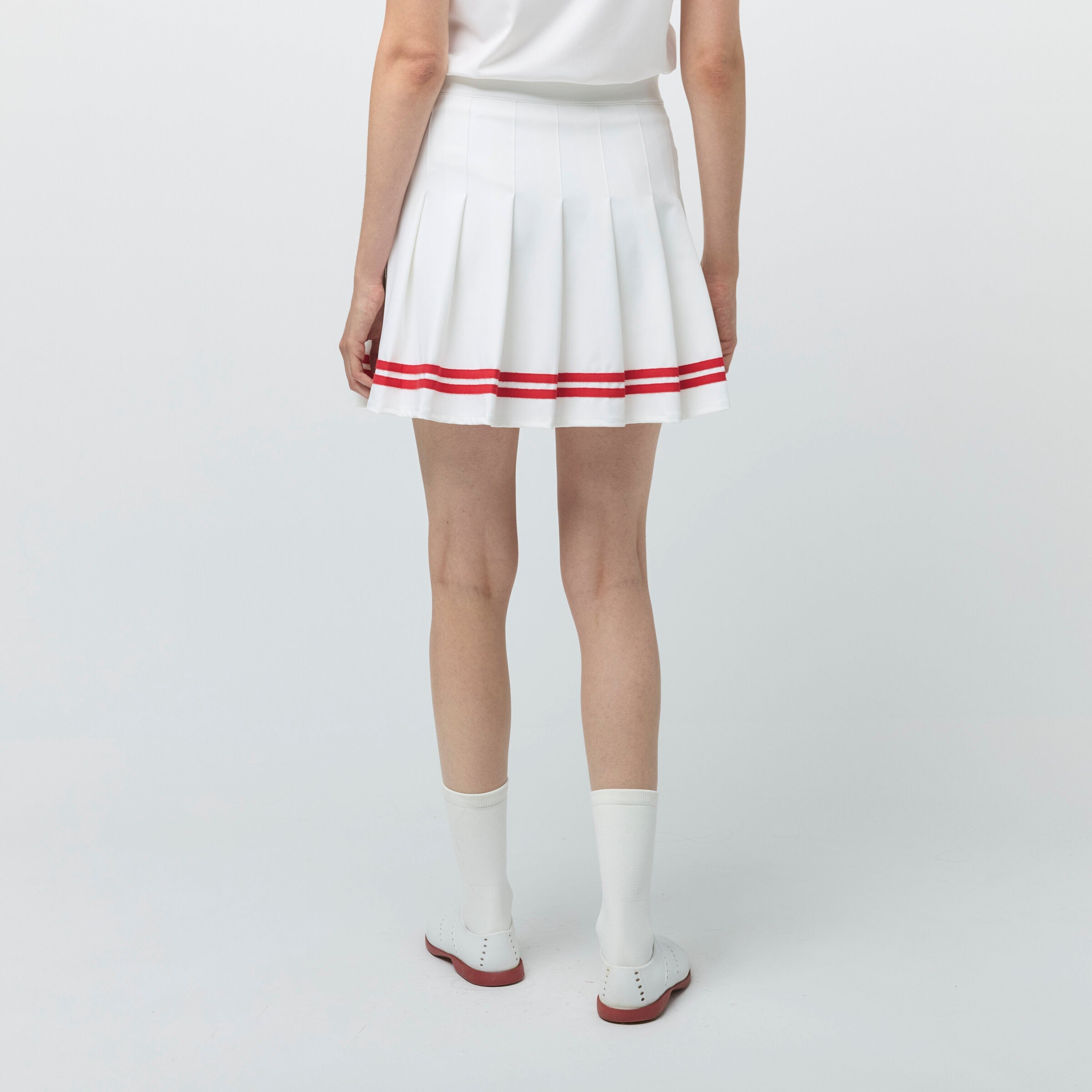 Ribbon Pleated Skirt - Image 18