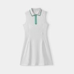 Quarter Zip Polo Dress