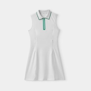 Quarter Zip Polo Dress