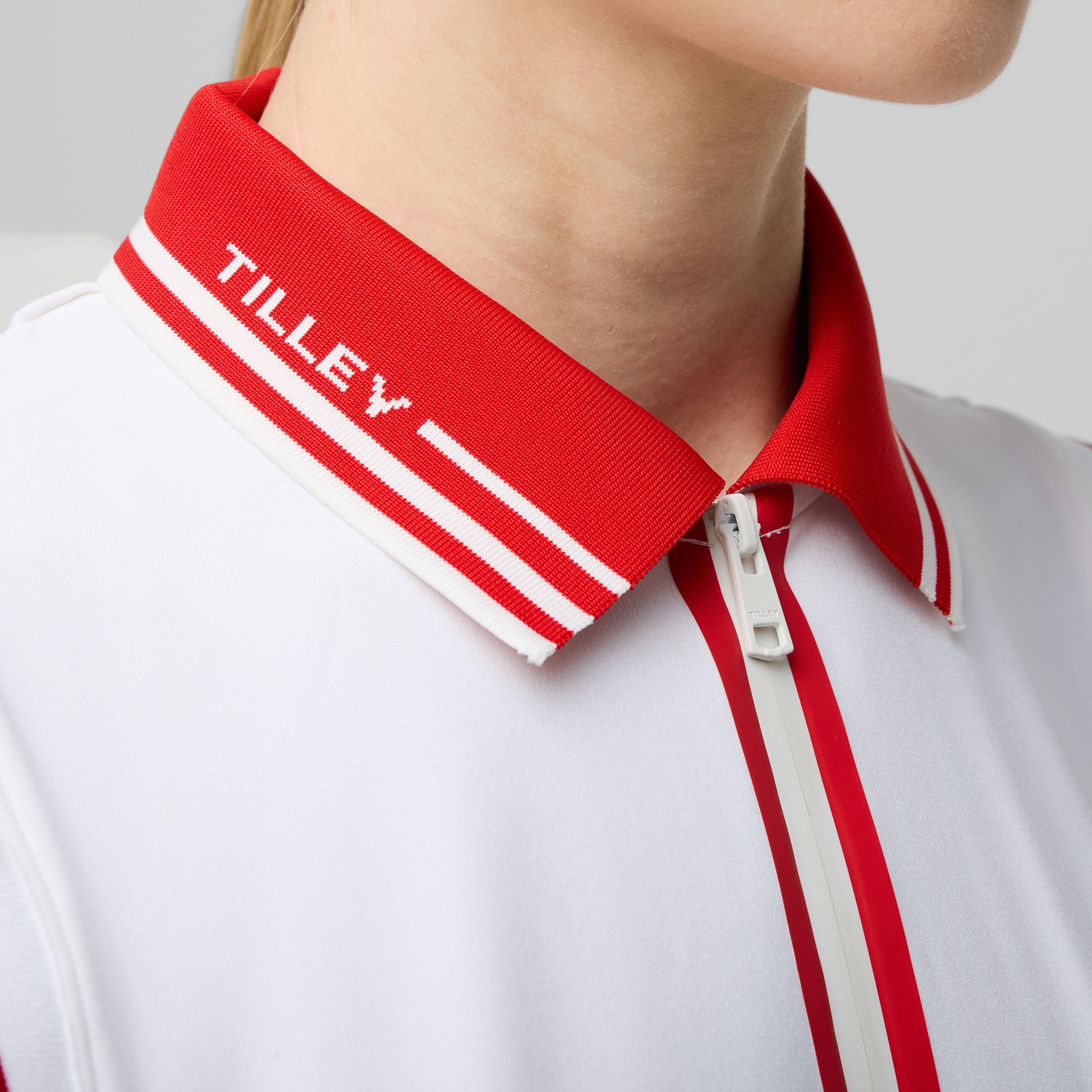 Tech Jersey Sleeveless Zip Polo - Image 15