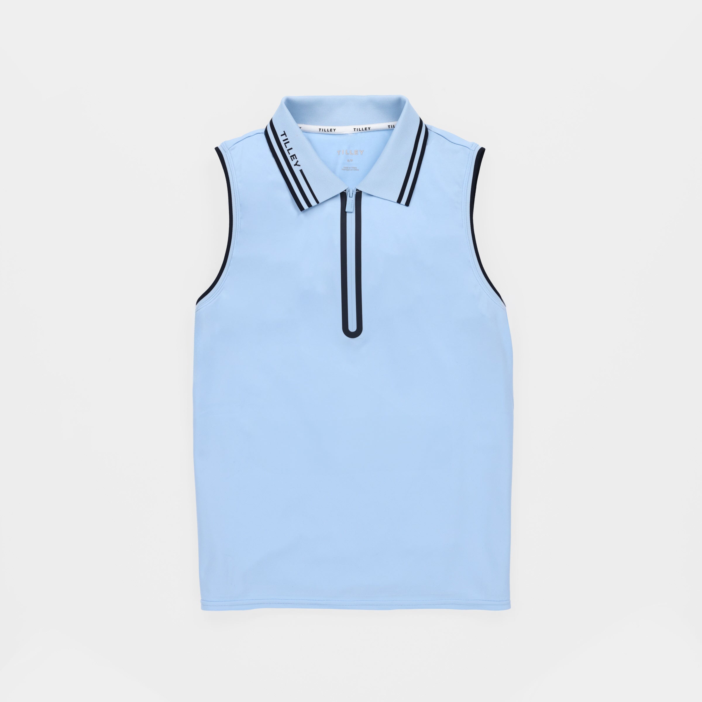 Tech Jersey Sleeveless Zip Polo - Image 7