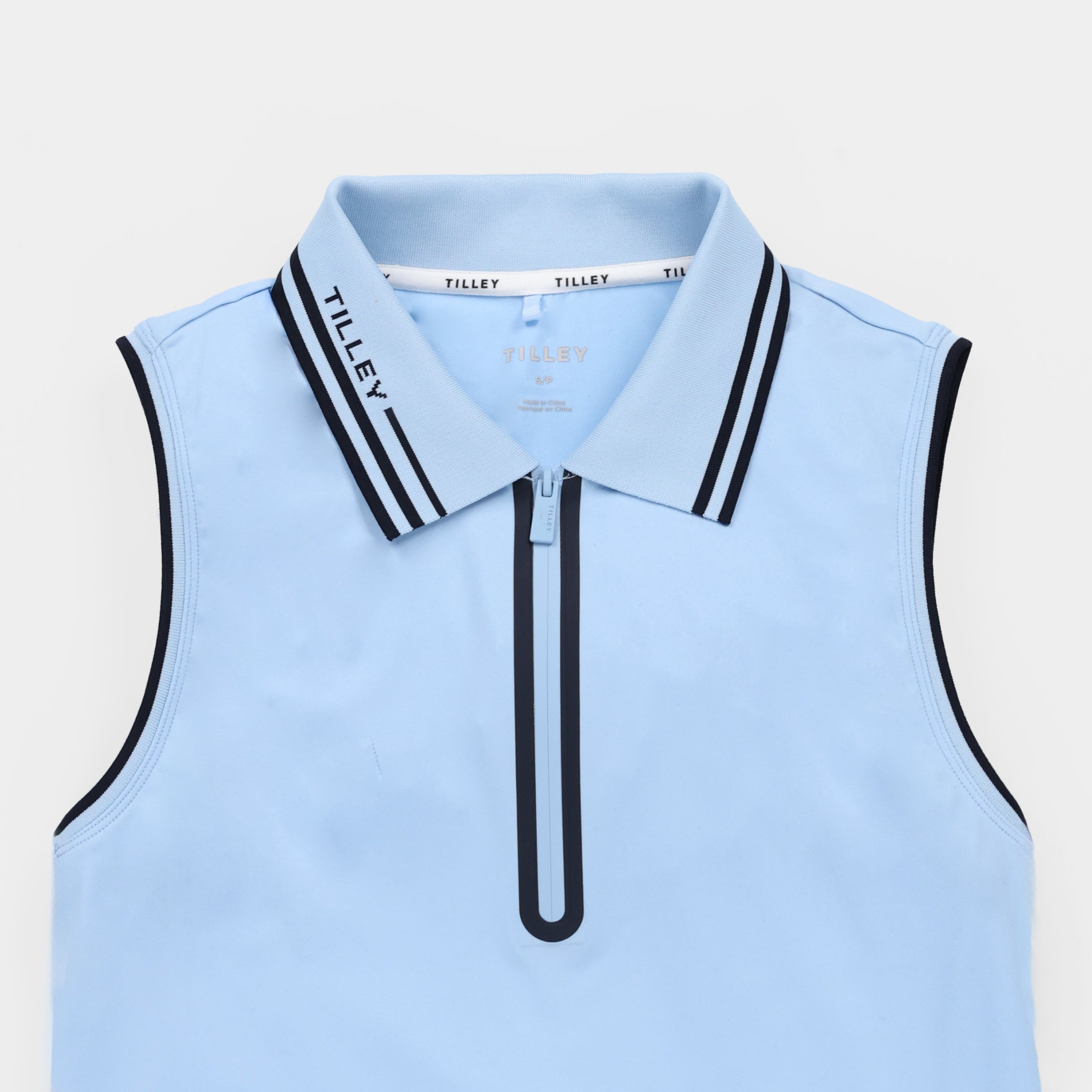 Tech Jersey Sleeveless Zip Polo - Image 8