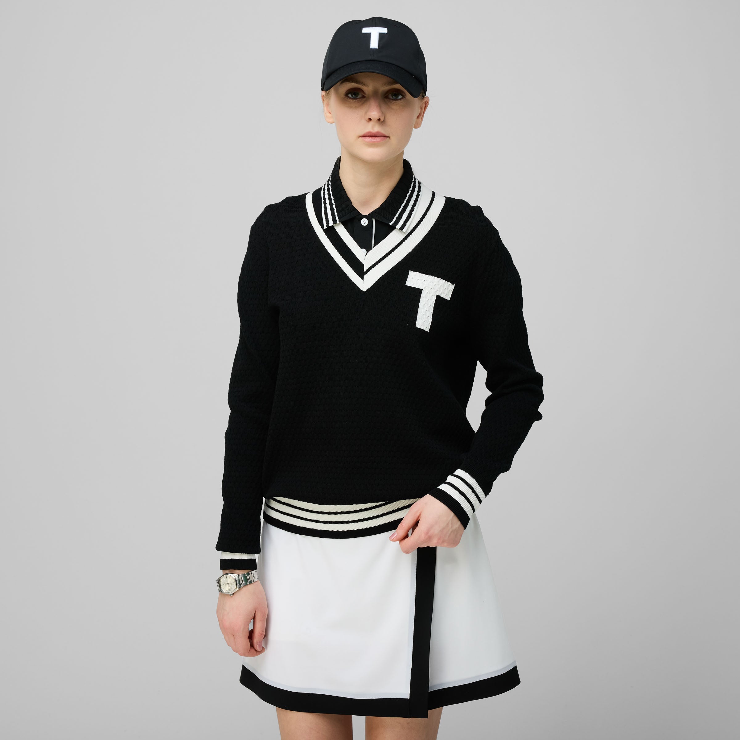 Sport V Neck Sweater - Image 3