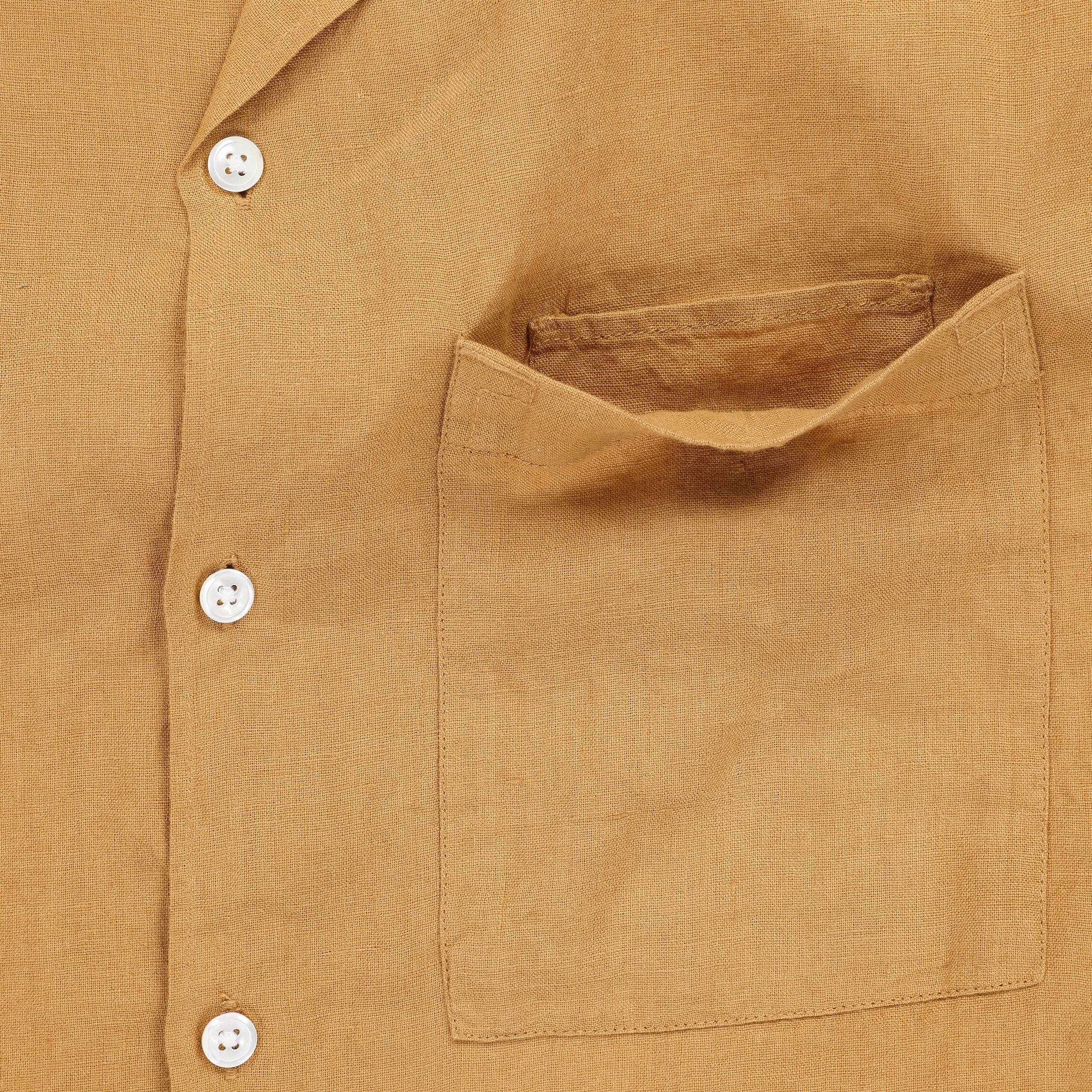 Short Sleeve Linen Camp Shirt - Image 21