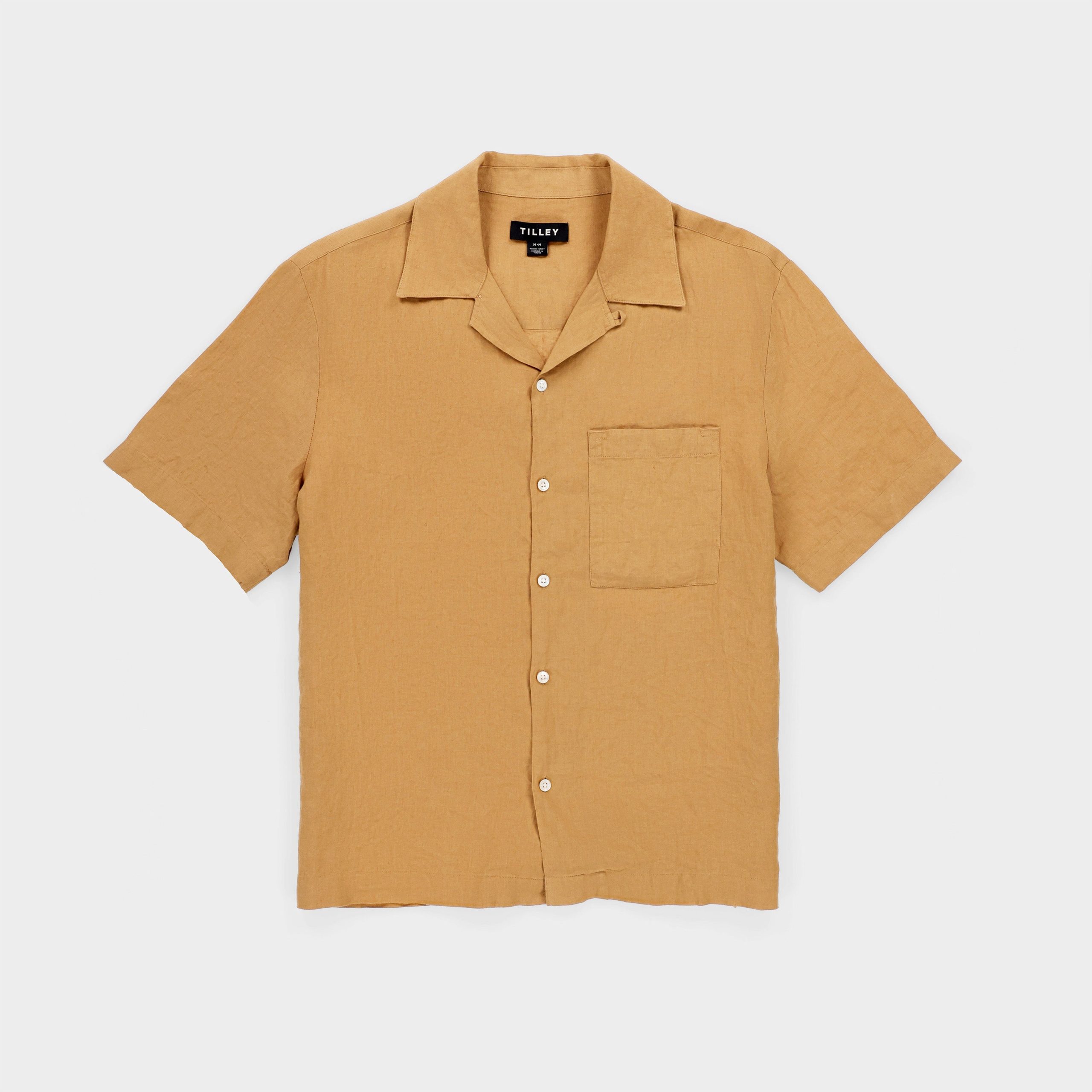 Short Sleeve Linen Camp Shirt - Image 18