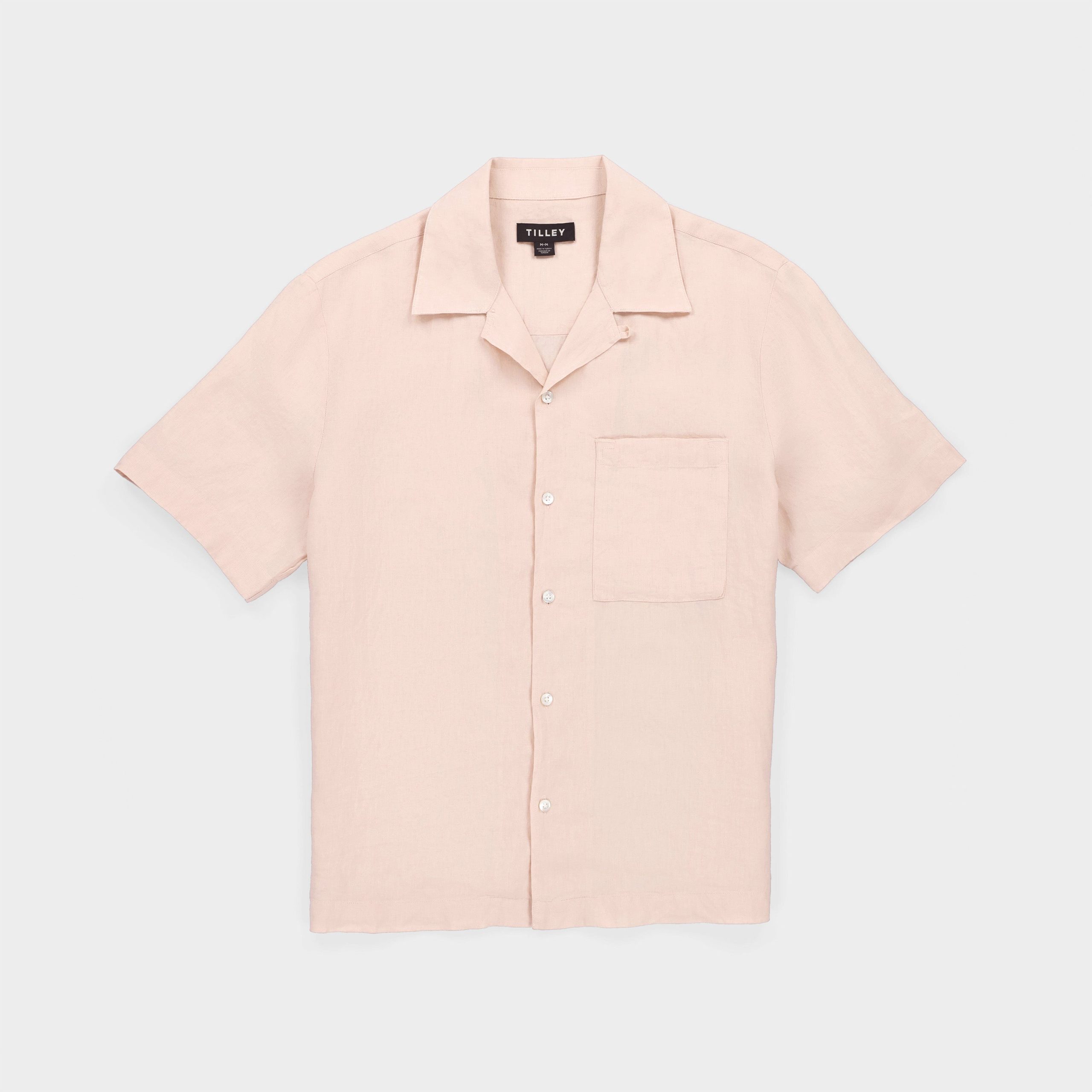 Short Sleeve Linen Camp Shirt - Image 30