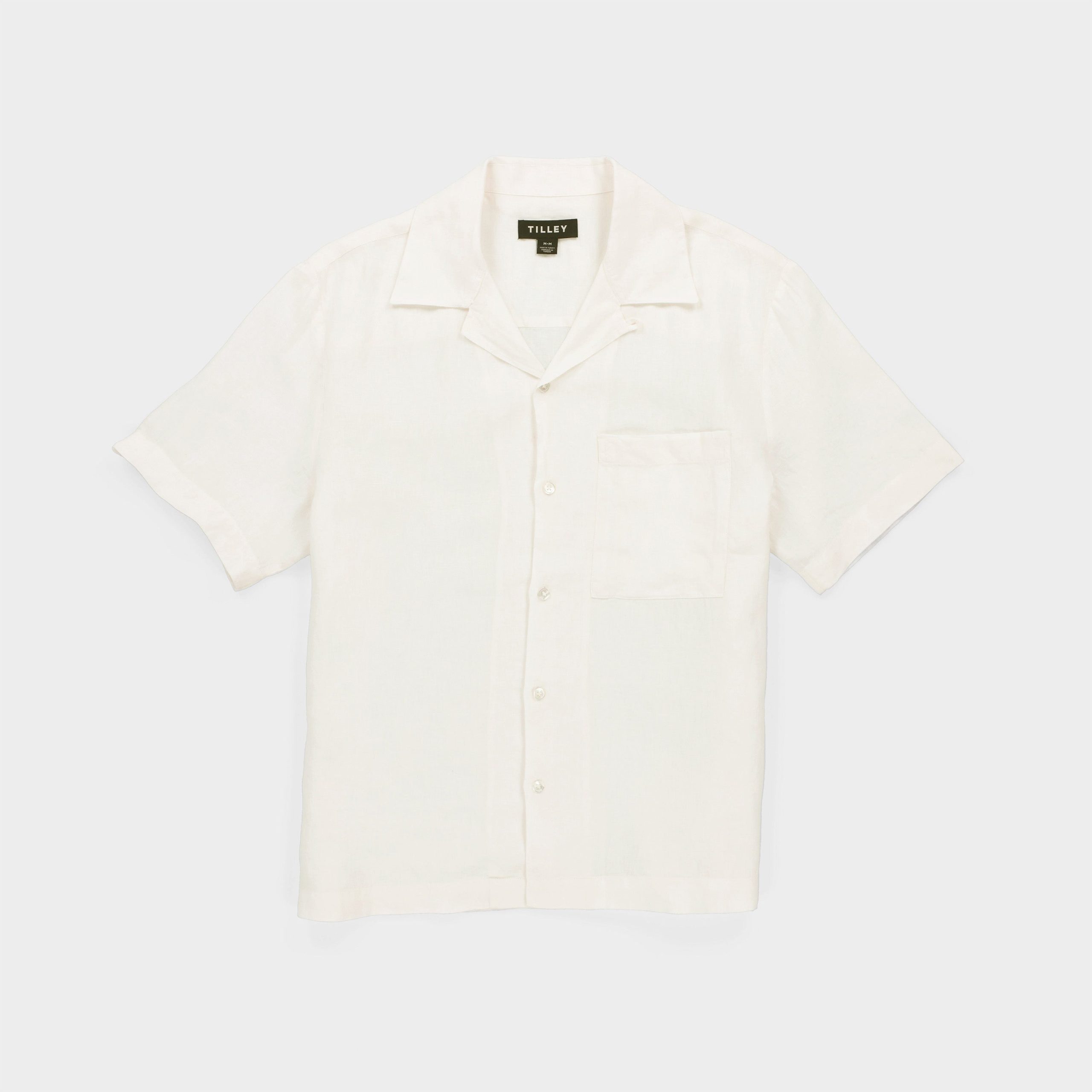 Short Sleeve Linen Camp Shirt - Image 8