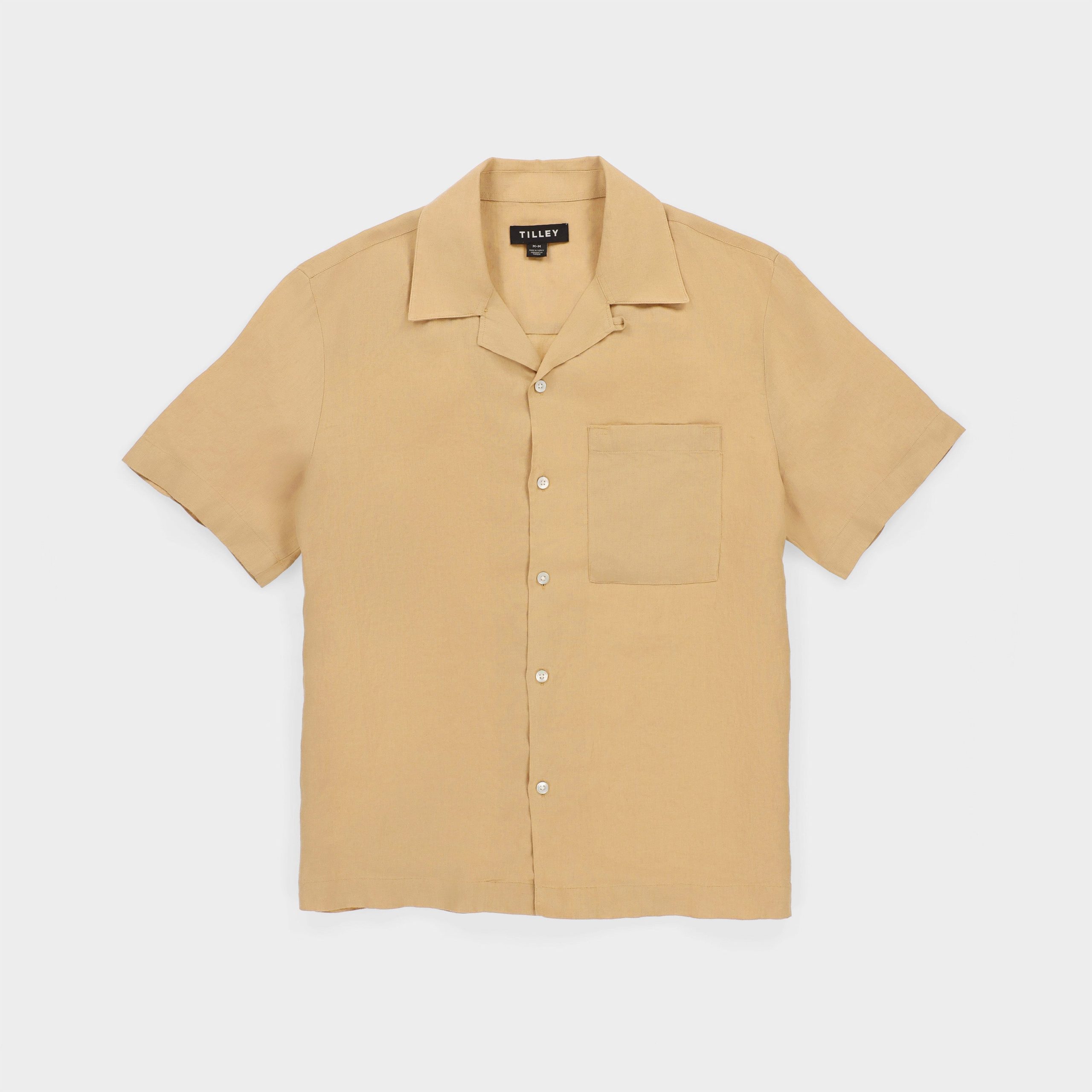 Short Sleeve Linen Camp Shirt - Image 39